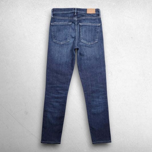 Citizens Of Humanity Rocket Crop Jeans Women 25 Blue Mid Rise Skinny City Y2K