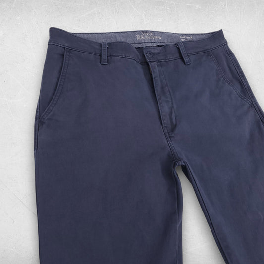 Levis XX Chino Pants Men 34x34 Navy Slim Taper Business Smart Casual Preppy