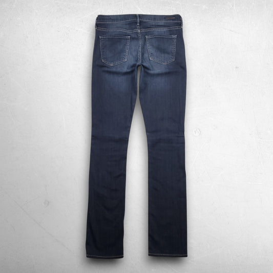 Citizens of Humanity Ava Low Rise Straight Leg Jeans Women 29 Blue Faded Stretch