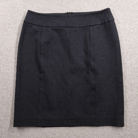 Halogen Pencil Mini Skirt Size 4 Dark Gray