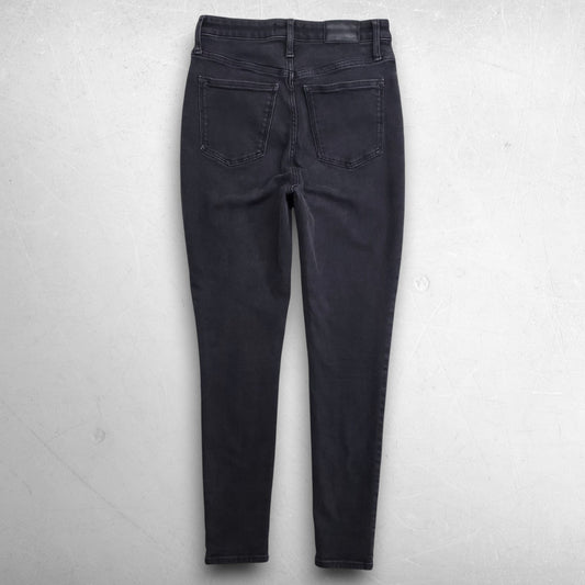 Madewell Curvy High-Rise Skinny Jeans Stretch Women 29 Black