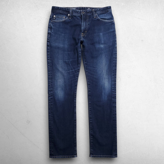 AG Adriano Goldschmied Everett Slim Straight Jeans Premium Denim Men 32x32 Blue