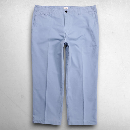 NEW Dockers Off The Clock Khaki Pants Straight Short/Crop Men 36x26 (Tag 30) Light Blue *READ DESCRIPTION*