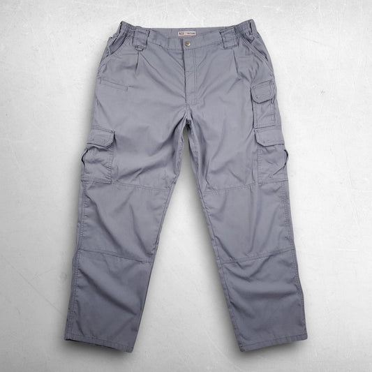 5.11 Tactical Stryke Cargo Pants Men 42 Gray Ripstop Pockets Outdoor Utility