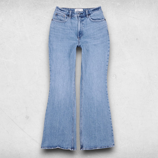 Abercrombie & Fitch Jeans Women 28/6 Blue The Vintage Flare High Rise Hippie 70s