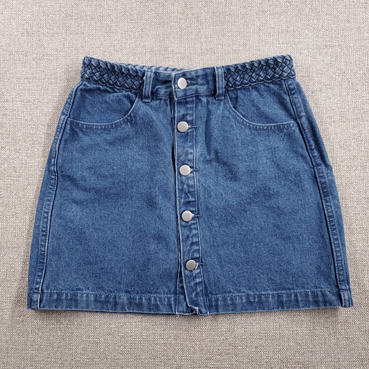 Azalea Denim Mini Skirt Sz S Medium Blue
