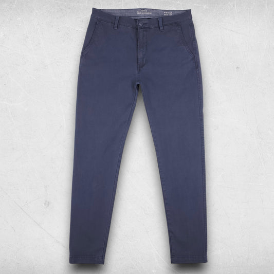 Levis XX Chino Pants Men 34x34 Navy Slim Taper Business Smart Casual Preppy