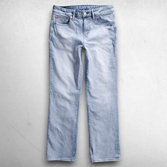 American Eagle Original Bootcut Jeans AirFlex+ Stretch Men 28x30 Lt Blue Cowboy