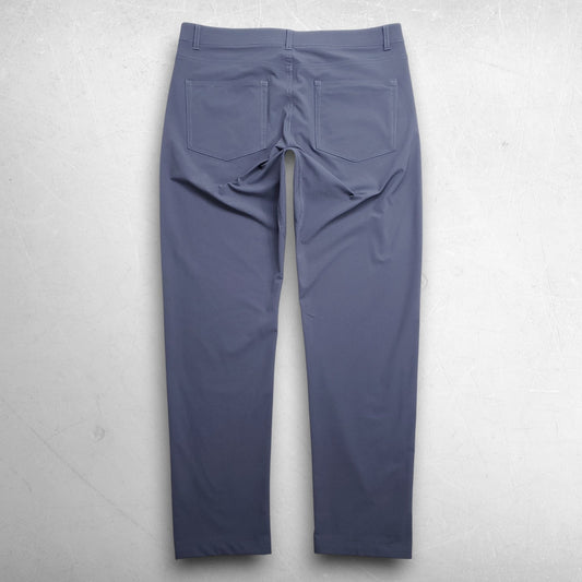 Western Rise Evolution Chino Pants Straight Leg Stretch Men 36x32/34 Gray