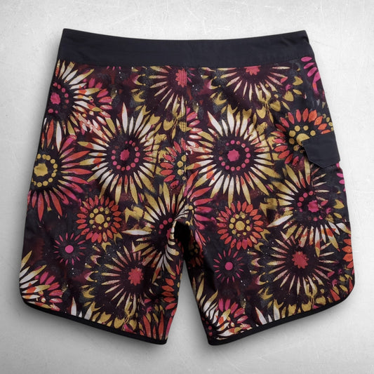 Billabong Airlite 73 Swim Trunks Board Shorts Men 31 Floral Cargo Pocket Beach