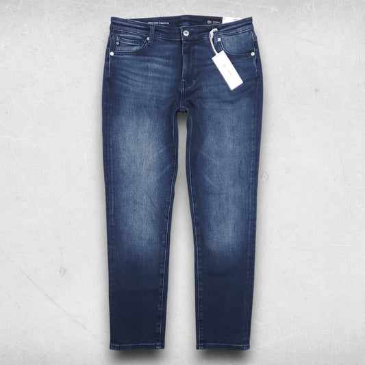 AG Jeans Women 31 Dk Blue Prima Ankle Cigarette Leg Stretch Contemporary NWT