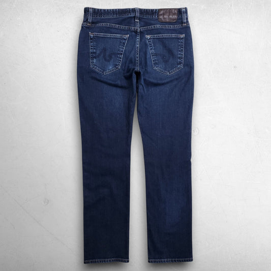 AG Adriano Goldschmied Everett Slim Straight Jeans Premium Denim Men 32x32 Blue