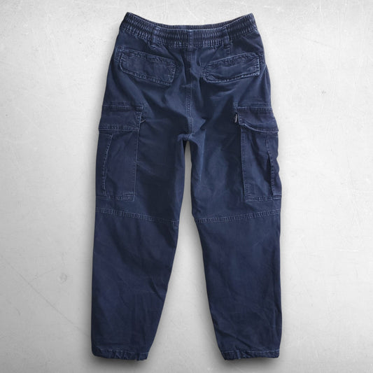 American Eagle Cargo Jogger Drawstring Cinch Pockets & Hems Men S Navy Gorpcore