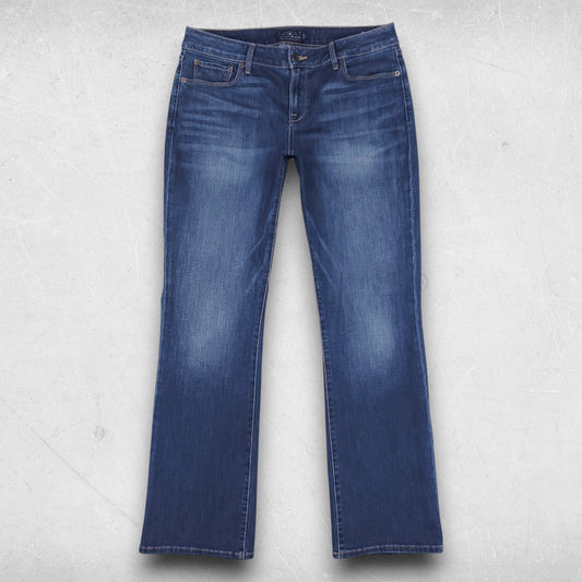 Lucky Brand Lolita Boot Jeans Women 10/30R Blue Stretch Bootcut Casual Cowgirl