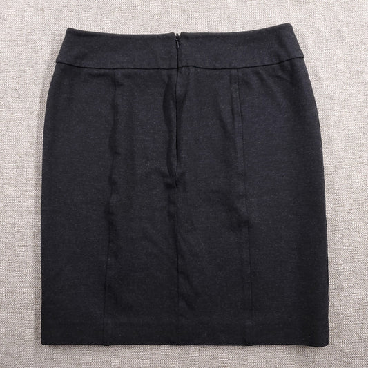 Halogen Pencil Mini Skirt Size 4 Dark Gray