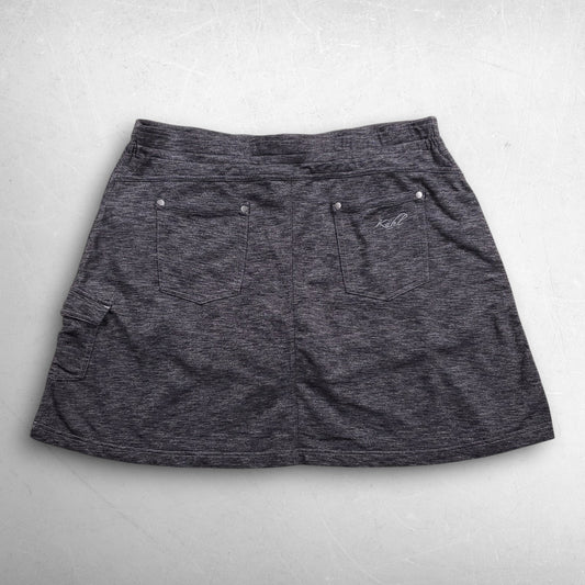 Kuhl Mova Skort Skirt Size L Dk Gray Stretch Hiking Golf Tennis Pickleball